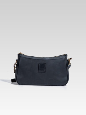 Bolso Crossbody Chic Negro - Piel Artesanal