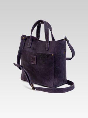 Bolso de Mano Divina Uva - Piel Genuina