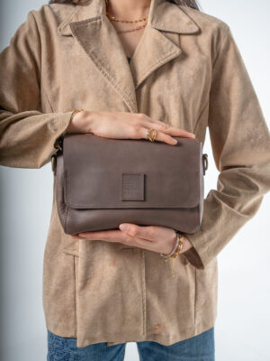 Bolsa Crossbody Trend Chocolate - Piel Suave